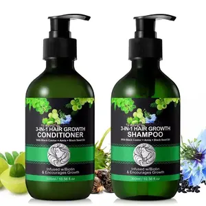 3in1 Hair Growth shampoo & Conditioner With Jamaican Black castor, Amla, & Black seed Oil . Infused with Biotin