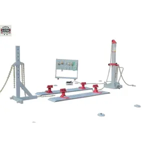 Auto Body Frame Puller | Portable 10 TON Floor Rack for Repairs