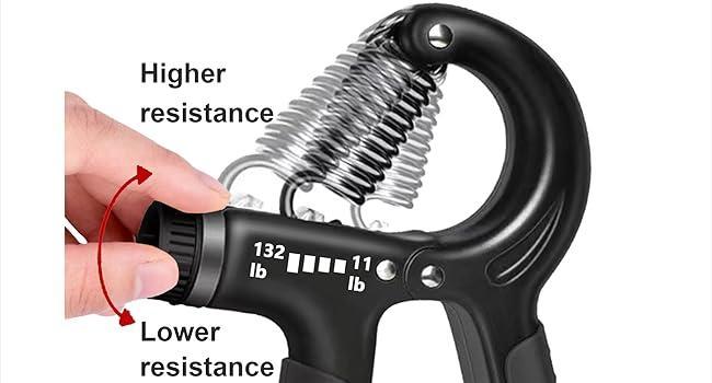 Hand Grip Strengthener Kit 5 Pack Forearm Grip Adjustable Resistance Hand Gripper, gripper ,overhand grip, forearm veins,Finger Exerciser, Finger Stretcher,Grip Ring Stress Relief Grip Ball For Athletes, Boyfriend Gift