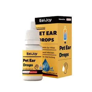 Pet Ear Cleaner Ear Drops for Dogs&Cats  Cleaning Solution ltchyEar Gentle Ingredient Care Drops