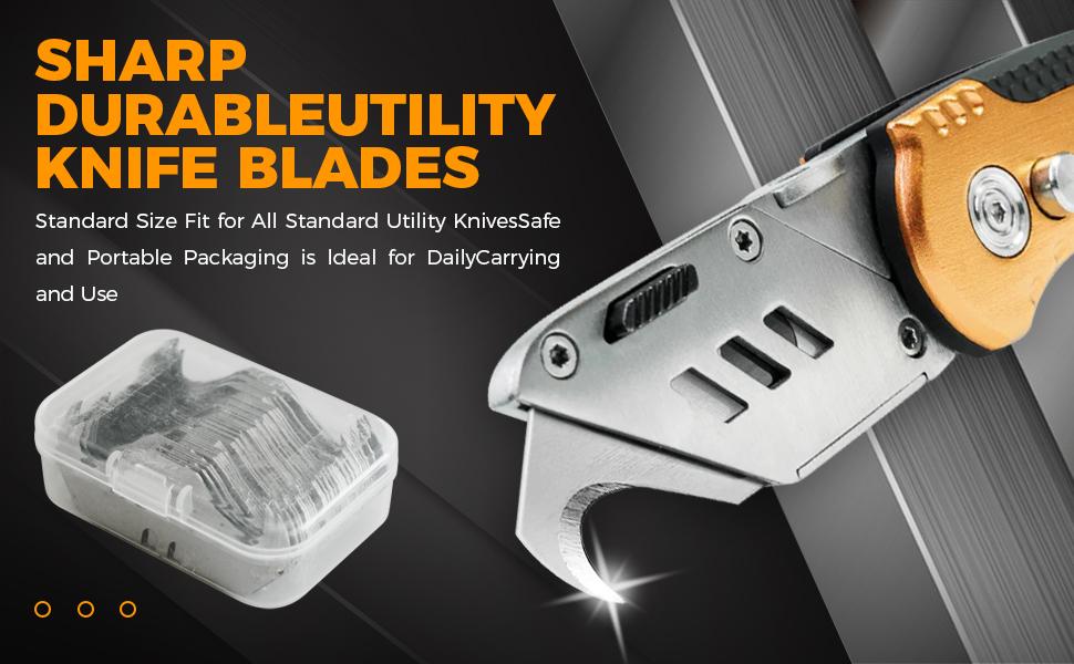 30PCS Utility Hook Blades, SK5 Carbon Steel Super Big Hook Trimming Blades, Safety Horn Knife Blade for Wallpaper, Cutting Carpets, Roofing, Industry Materials box cutter 30PCS Utility Hook Blades, SK5 Carbon Steel Super Big Hook Trimming Blades, Safety Horn Knife Blade for Wallpaper, Cutting Carpets, Roofing, Industry Materials box cutter