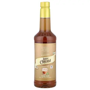 ChocZero Premium Syrup, Irish Cream, Sugar Free, 25.4 fl oz (750 ml)