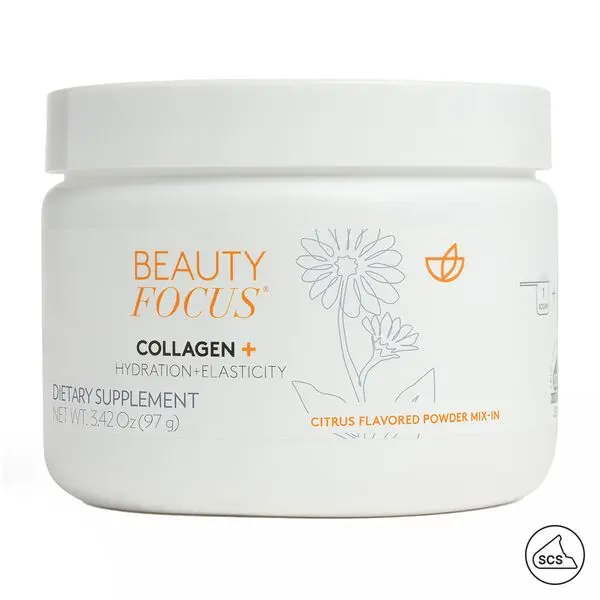 Beauty Focus Collagen+ Citrus Elasticity Healthcare Powder Mix-In Natural Dietary Supplement for Skin Health