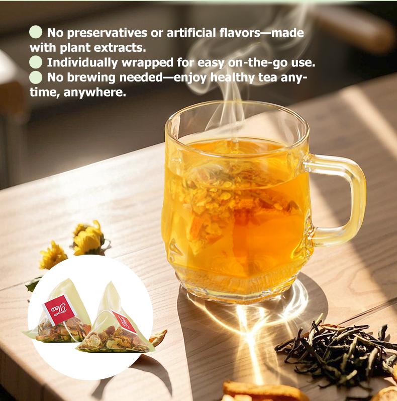 Kreain Nature 5 Cooling Herbal Tea with Chicory, Gardenia, Orange Peel & Chrysanthemum | Quick & Refreshing | 12 Tea Bags Healthy Nature Beverage