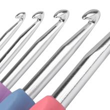 Crochet Hooks 12 Sizes Set with 51 Pack Yarn Crochet Kit for Beginners - Includes 25 Colorful Crochet Stitch Markers, 9 Darning Needles, 1 Scissors