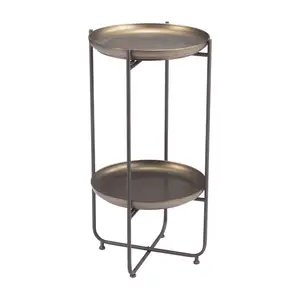 Bronson Bar Table Bronze | Industrial Sophistication & Structural Impact