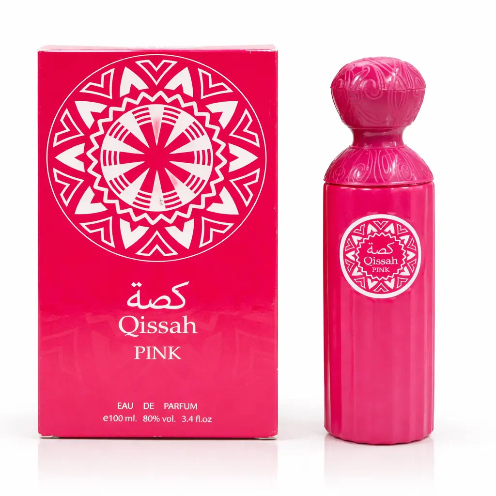 Qissah Pink Perfume for Women 3.4oz/100ml Eau de Parfum Raspberry