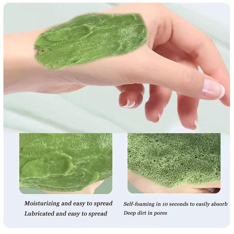 Centella Asiatica Bubble Face Mask with Hyaluronic Acid for Moisturizing Hydrating Oil Control Deep Cleaning & Daily Smoothing