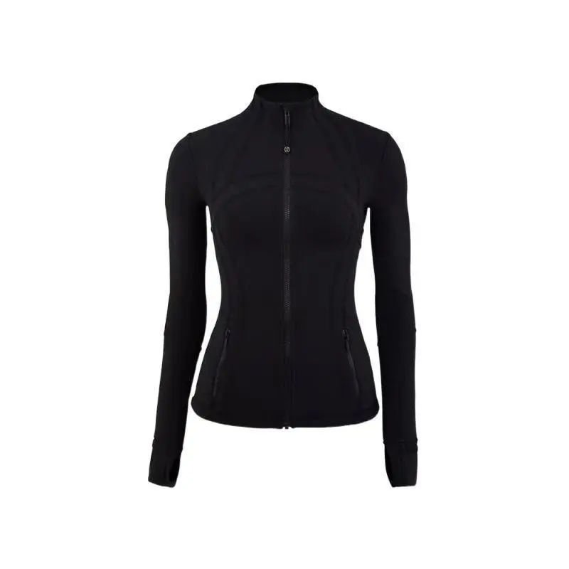 Women's Solid Color Zipper Pocket Jacket, Long Sleeve Stand Collar Coat, Autumn Bbl Jacket, Zipper Jacket,'s Day, Gym Sportswear Women, Sportswear Women's Solid Color Zipper Pocket Jacket, Long Sleeve Stand Collar Coat, Autumn Bbl Jacket, Zipper Jacket,'s Day, Gym Sportswear Women, Sportswear