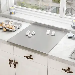 Stainless Steel Chopping Board, Non-slip Kitchen Chopping Board, Kitchen Cutting Board, Kitchen Accessories 40x30cm/40x50cm/40x60cm