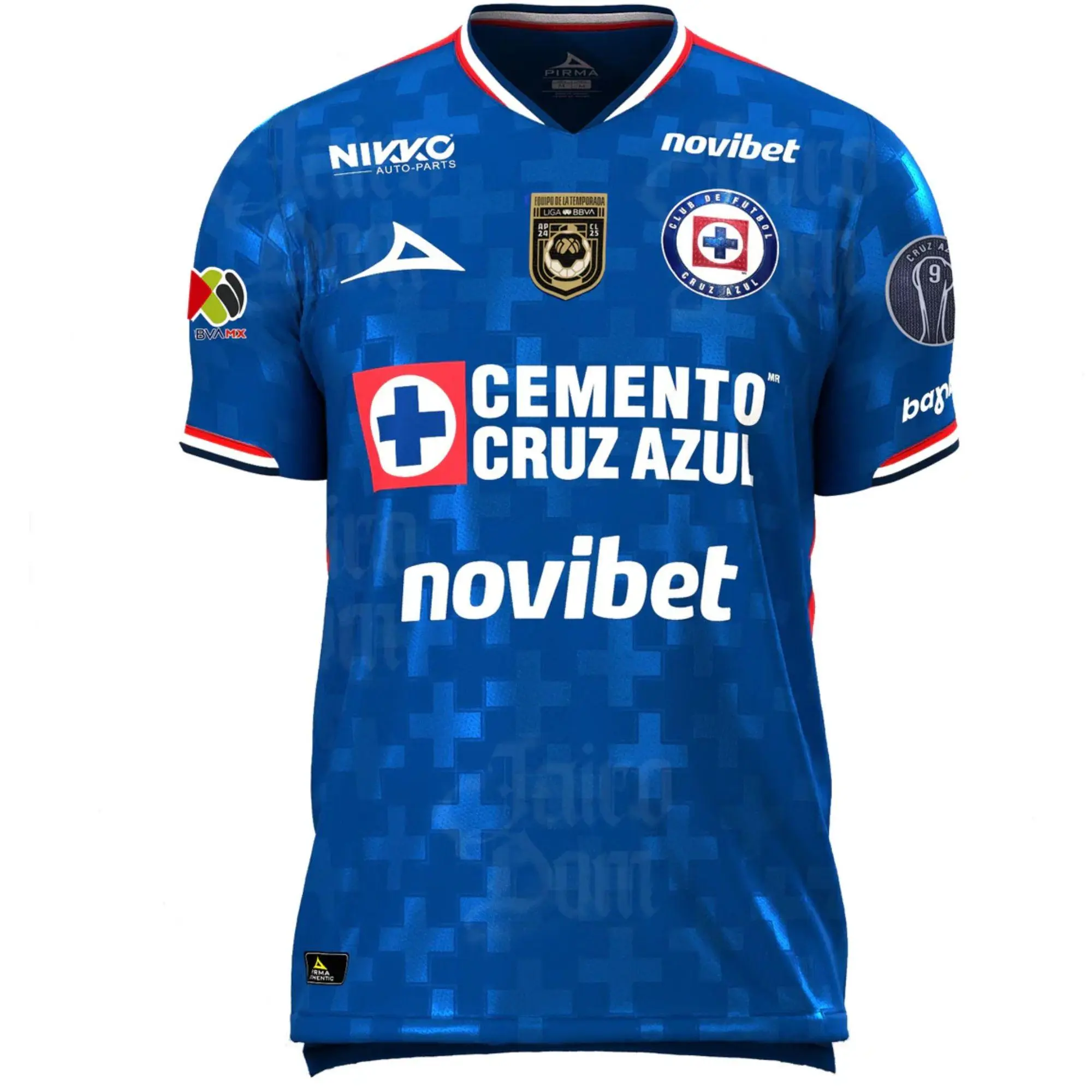 Cruz Azul Home Jersey 2025/26 – Men’s Soccer Fan Shirt, Unisex Performance Football Jersey, Breathable Quick Dry Training Top for Match, Gym & Outdoor Sports