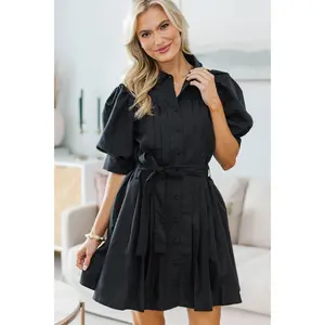 NURSING COLLECTION: Making Plans Black Dress