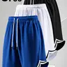 Tropical Casual Men’s 5-Pack Loose-Fit Athletic Shorts - Quick-Dry, Fast-Dry Fabric, Breathable Solid Colors, Adjustable Waistband, Zippered Pockets, Ideal for Fitness Training, Outdoor Wear,sohochic
