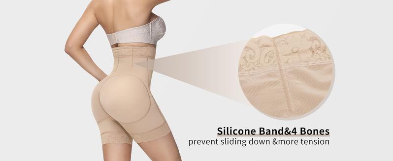 [Live] Curvyfaja Women's Seamless High Waisted Shorts for Butt Lifter and Control Shapewear - Panties, Womenswear