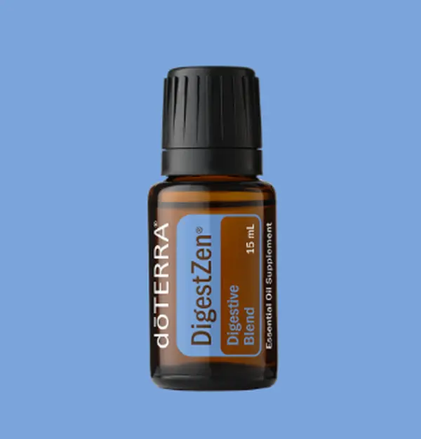 doTERRA DigestZen Essential Oil – Anise & Caraway Aid Gas Relief Blend with Ginger & Fennel, Peppermint Soothe, Minty Calm Aroma for Therapeutic Digestive Support, Massage & Wellness Needs