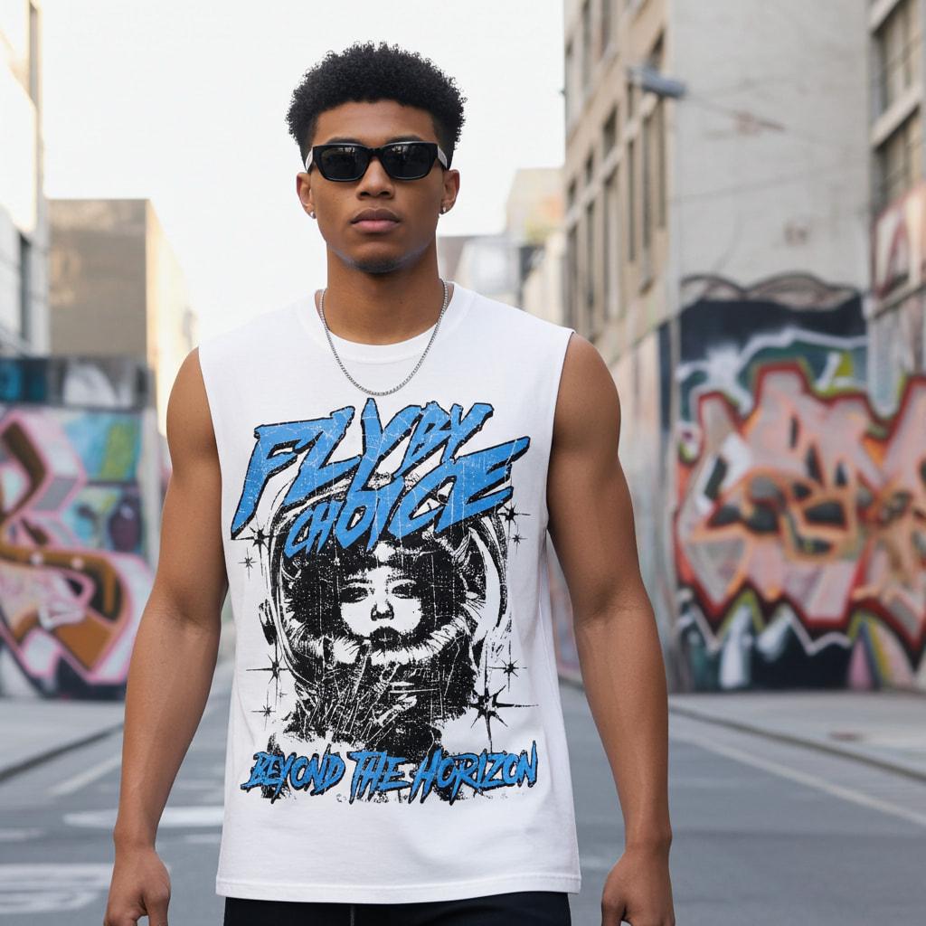 Sopula Studio Men's Fly By Choice Graphic Sleeveless Shirt Tank