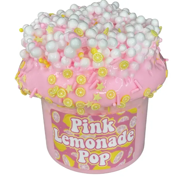 Pink Lemonade Pop Scented Floam Bead DIY Bubble Popping Kit