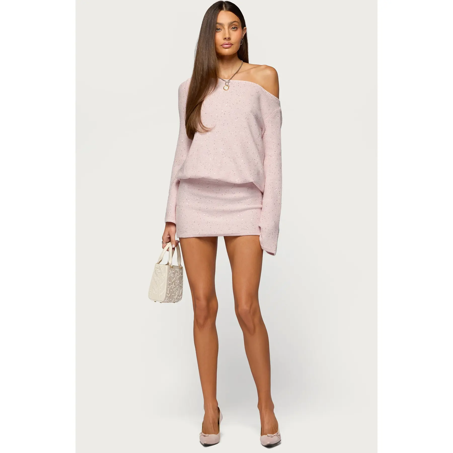 helu knit mini dress - TikTok Shop