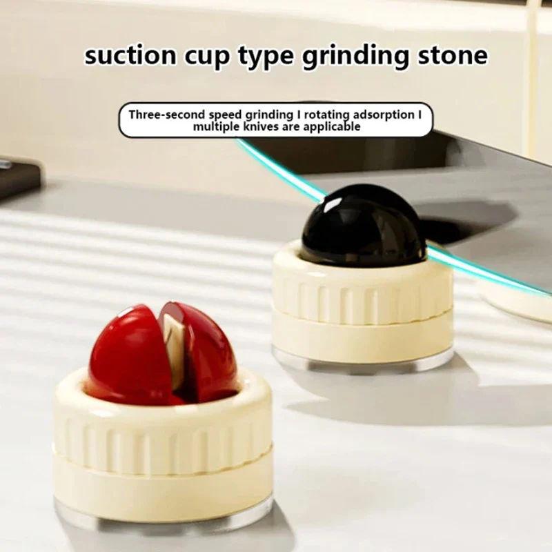 Portable Professional Kitchen Cutting Knife Sharpener Set, Tungsten Steel & Diamond Ceramic Whetstone, Suitable