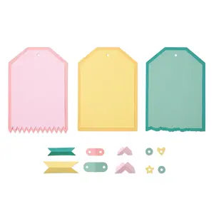 Sizzix Thinlits 17PK Die Set - Snap and Swap Large Tags by 49 and Market