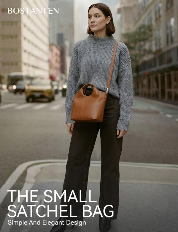 BOSTANTEN Viral Vegan Leather Purses for Women ,Large Capacity Bag for Work & Everyday Essential , Lightweight Aesthetic Affordable Bag