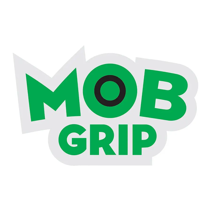 Mob Grip Logo Graphic Mylar Self-Adhesive Stickers - 1.75 in Vinyl Decal Pack of 25, Bubble-Free for Skateboards, Laptops, Self Adhesive Sticker