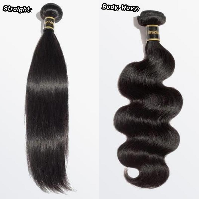 [Ashine] Affordable Brazilian Virgin One-directional Cuticles-sleek, Tangle-resistant, and Re-wearable Glossy Hair 10A Bundles 100% Human Hair Straight/Body Wave 10 To 30 Inch Wigs
