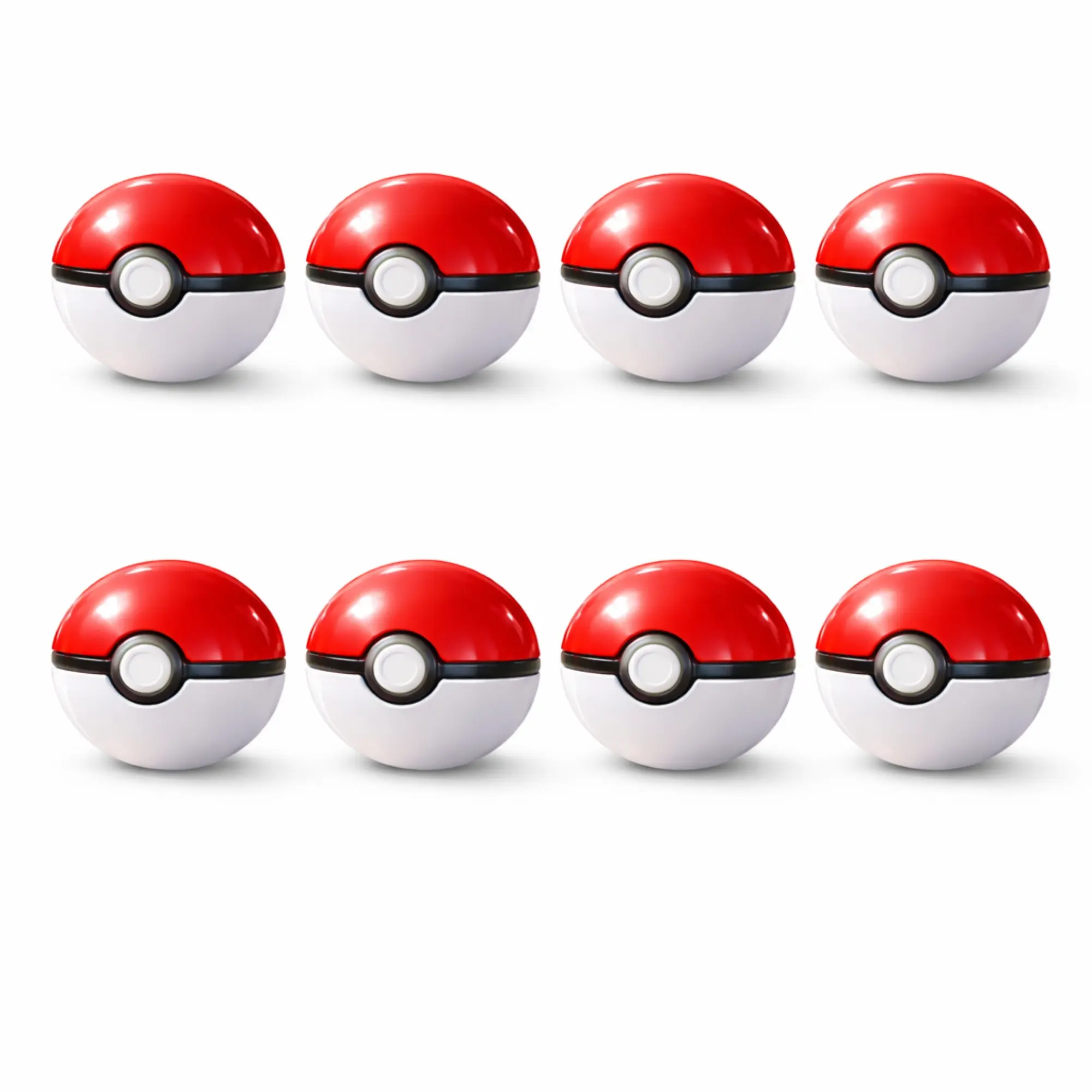 Pack of 8 Pokemon Poke Ball Mystery Random Assortment