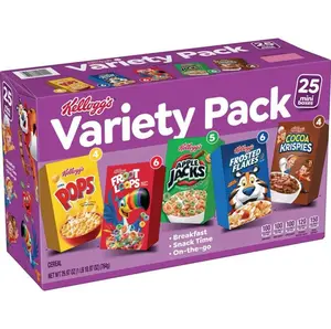 Assorted Cereal Variety Pack, 25 pk. Assorted Cereal Variety Pack, 25 pk.