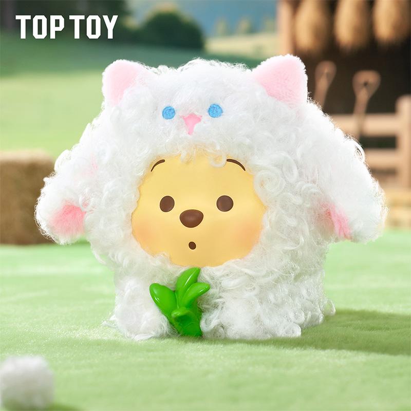 TOPTOY Winnie the Pooh Joyful Farm Blind Box, Farm-Themed Desk Decor, Perfect Holiday & New Year Gift for Ｗinnie Fans