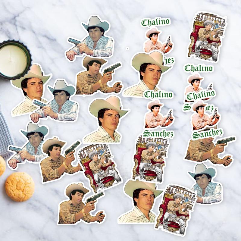 Stickers Pack 20 Pcs Chalino Laptop Sanchez Car Luggage Vinyl Colorful ...
