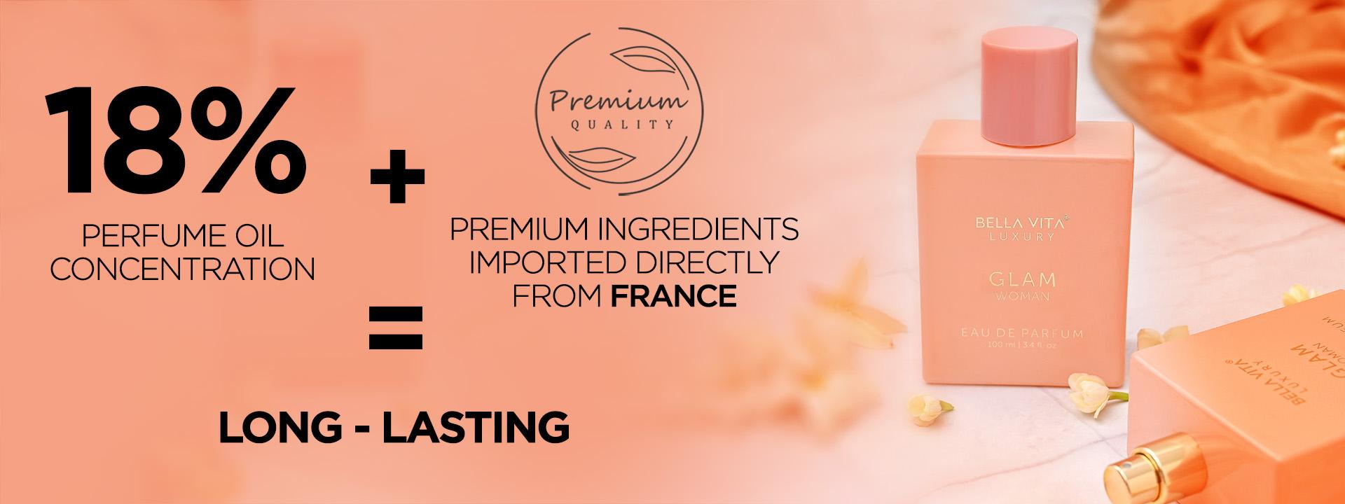 Bellavita Luxury Glam Woman Eau De Parfum 100ML | Jasmine Citrus Women Perfume | Long Lasting Bold Fragrance | Women Perfume Gift Set | Perfume for Women | Women’s Day Special