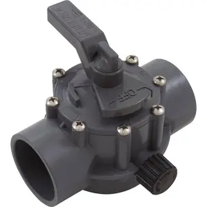 Diverter Valve, Jandy/Zod, 2"s/2-1/2"spg Pos Seal, 2 Way, Gray