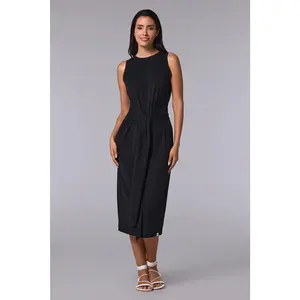Women's Jupiter Midi Tie Dress | Black