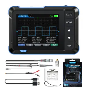FNIRSI DSO153 Digital Portable Automotive Oscilloscope 2 In 1 Handheld Oscilloscope DDS Signal Generator 2 8 Inch TFT Display 1MHz Bandwidth 5MS S Sampling Rate Auto Normal Single Trigger
