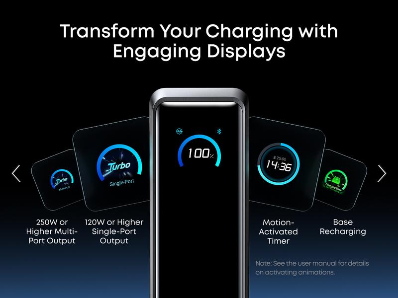 Anker Prime Power Bank, 26,250mAh 3-Port Portable Charger with 300W Max Output, Two-Way Charging, TSA-Approved, App Control, for MacBook, iPhone 17/16 Series, and More (Base Not Included)