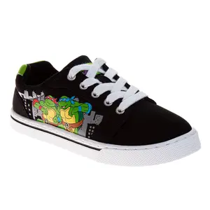 Teenage Mutant Ninja Boys Turtles Lace-Up Canvas Sneakers