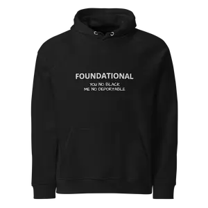 FBA eco raglan Hoodie 100% Organic Cotton, menswear, soft, foundational black american