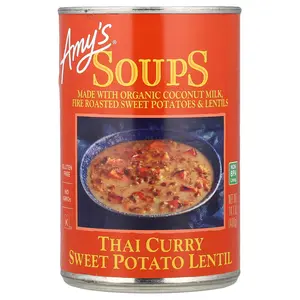 Amy's Soups, Thai Curry Sweet Potato Lentil, 14.1 oz (400 g)
