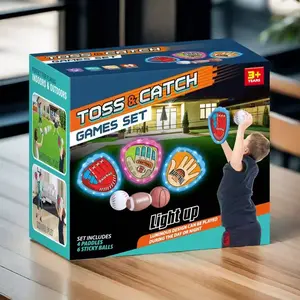 Portable Suction Cup Ball & Paddle Set | Sticky Catch Game for Kids & Families | Indoor/Outdoor Interactive Toys | Hand-Eye Coordination Training