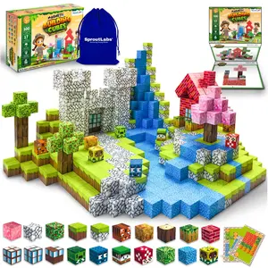 Magnetic Blocks, Magnetic Building Blocks for Kids, Building Blocks for Girls and Boys, Building Toys, Toddler Toys, Building Game Sensory Kids Ages 4 5 6 7 8 9, 100 Pcs