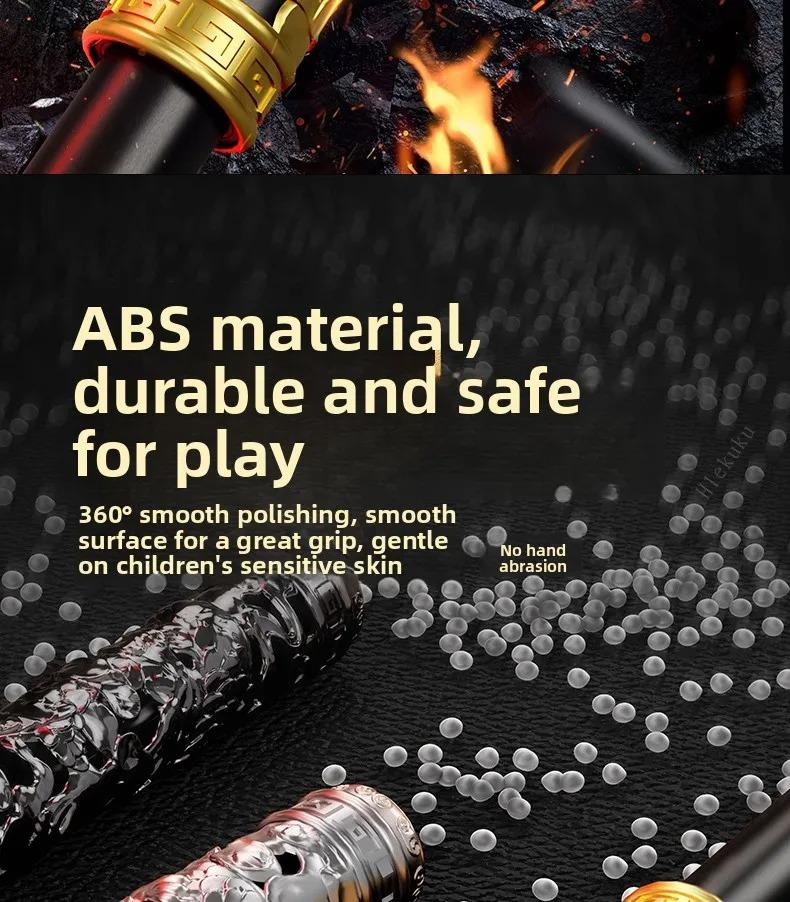 Monkey King Golden Hoop Staff Toy, Voice Controlled Glow Sword for Boys, Kids Retractable Magic Toy