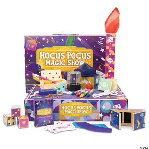 MindWare Hocus Pocus Magic Show Magician Kit - Exciting Magic Tricks for Kids with Over 25 Pieces and Instructional Videos