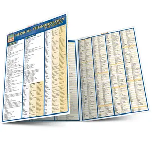 QuickStudy | Medical Terminology: The Basics Laminated Study Guide
