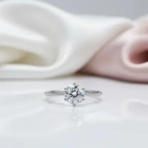 1Ct VVS1 Diamond Option Promise Ring