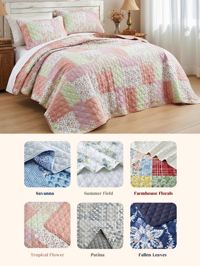 PEACE NEST 3-Piece Reversible Boho Printed Coverlets Set Bedspreads Quilts Bedding Set with 2 Pillow Shams for King/Queen/Twin sizes(1 Pillow Sham for Twin size)Soft PEACE NEST 3-Piece Reversible Boho Printed Coverlets Set Bedspreads Quilts Bedding Set with 2 Pillow Shams for King/Queen/Twin sizes(1 Pillow Sham for Twin size)Soft