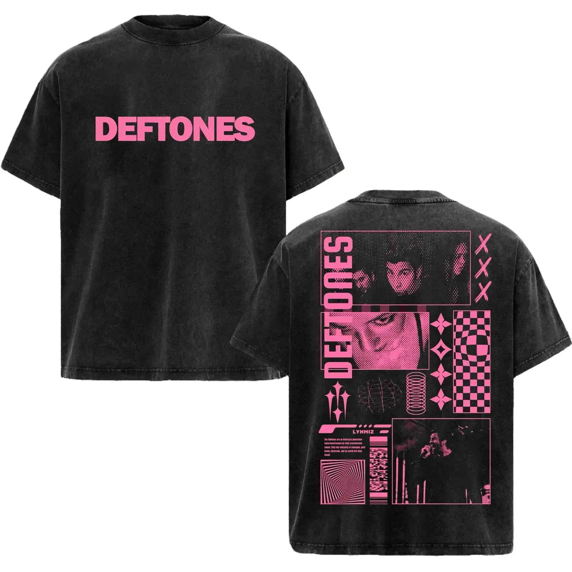 [KM 100%cotton]Deftones Band T-Shirt, Dreamy Alternative Metal Graphic Tee, Dark Romantic Y2K Aesthetic Shirt, Distressed Shoegaze Music Merch, Gift for Fans, Unisex Merch for Men & Women funny graphic tee,funny shirts men,humor graphic tee Streetwear