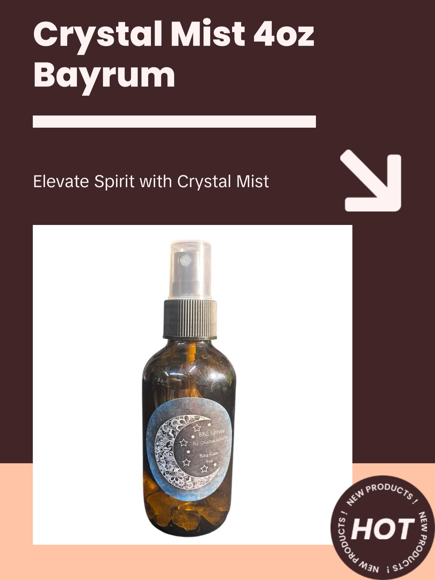 BBG Crystal Infused Spiritual Mist in Bayrum