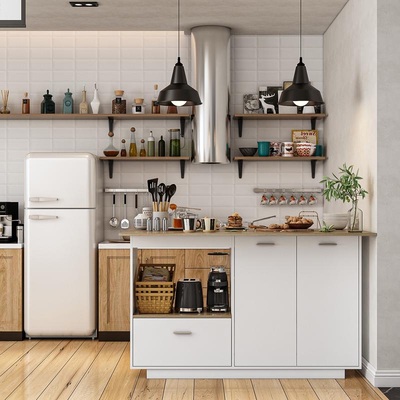 FUFU&GAGA Kitchen Island 54" Large Rolling Kitchen Island Cart On Wheels with Drop Leaf Breakfast Bar Spice Towel Rack Mobile Island Table for kitchen with Storage, Moveable Cabinet Drawer FUFU&GAGA Kitchen Island 54" Large Rolling Kitchen Island Cart On Wheels with Drop Leaf Breakfast Bar Spice Towel Rack Mobile Island Table for kitchen with Storage, Moveable Cabinet Drawer