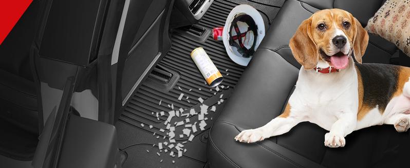 LASFIT Floor Mats Fit for 2019-2023 Chevy Silverado/GMC Sierra 1500&2020-2024 Chevrolet Silverado/GMC Sierra 2500 HD/3500HD Crew Cab, Front Bucket Seat and Rear Row with Factory Carpeted Storage